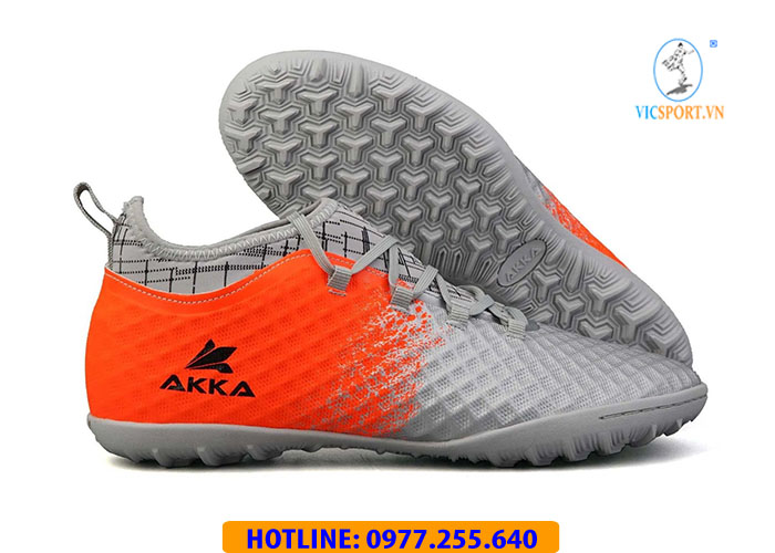 Giày đá banh Akka Speed 2 đế TF màu bạc - Hình ảnh 3