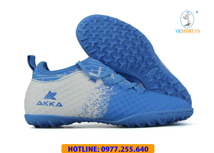 Giày đá banh Akka Speed 2 đế TF màu xanh biển - Hình ảnh 3