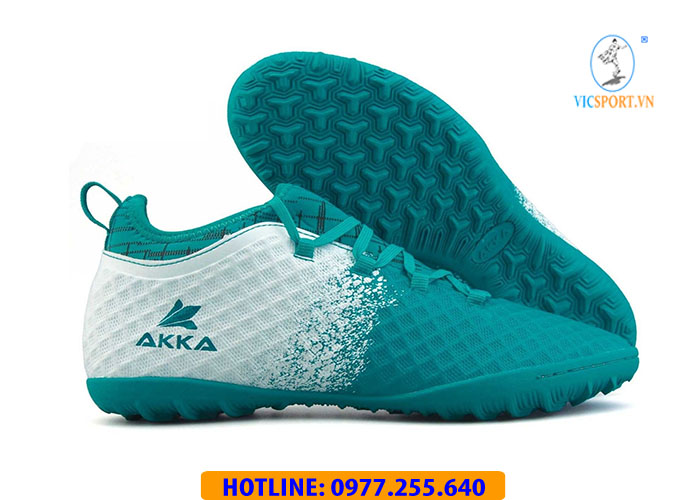 Giày đá banh Akka Speed 2 đế TF màu xanh ngọc - Hình ảnh 3