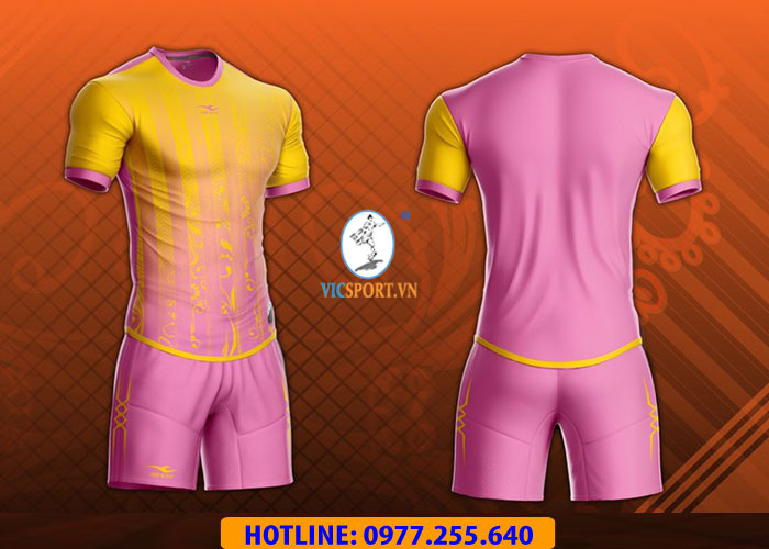 ÁO ĐÁ BANH FERN MÀU HỒNG - Hình ảnh 2