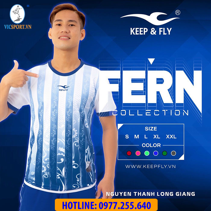 ÁO ĐÁ BANH FERN MÀU XANH BÍCH