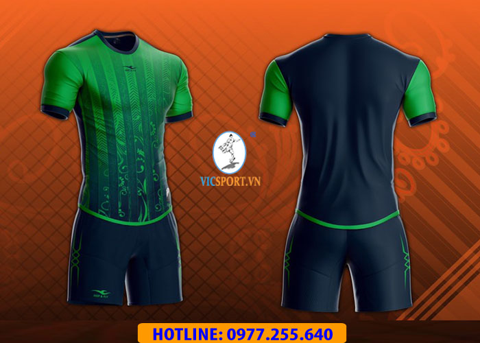 ÁO ĐÁ BANH FERN MÀU XANH ĐEN - Hình ảnh 2