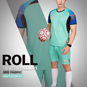 ÁO ĐÁ BANH RIKI ROLL MÀU XANH NGỌC