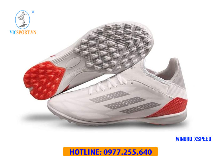 GIÀY ĐÁ BANH WINBRO XSPEED MÀU TRẮNG ĐỎ