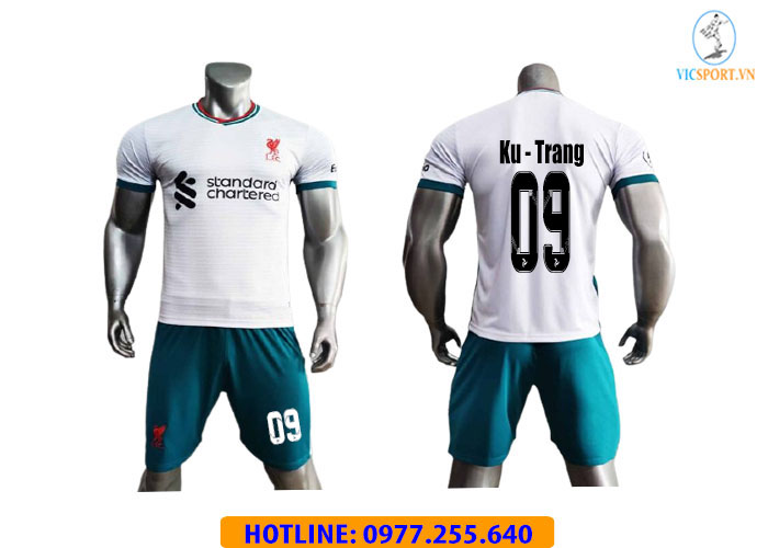 ÁO LIVERPOOL TRẮNG IN CHO KHÁCH