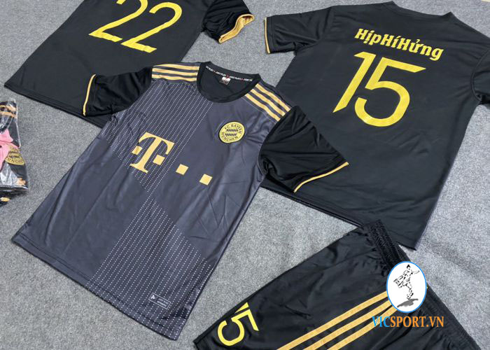 ÁO BAYERN ĐEN IN CHO KHÁCH CỰC ĐẸP - Hình ảnh 4