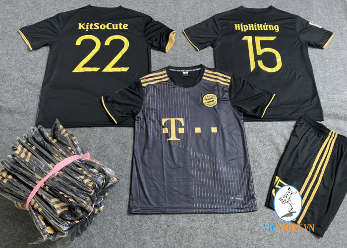 ÁO BAYERN ĐEN IN CHO KHÁCH CỰC ĐẸP - Hình ảnh 6