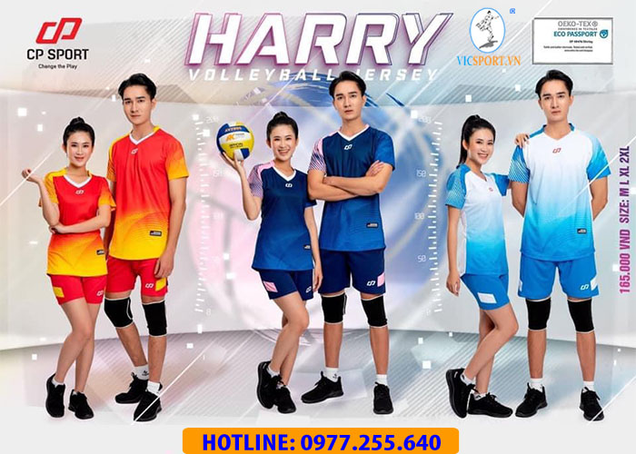 Bộ Bóng Chuyền Harry Màu Xanh Dương - Hình ảnh 2
