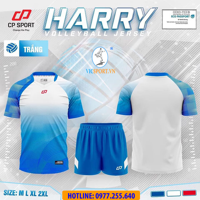 Bộ Bóng Chuyền Harry Màu Trắng - Hình ảnh 4