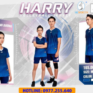 Bộ Bóng Chuyền Harry Màu Xanh Dương