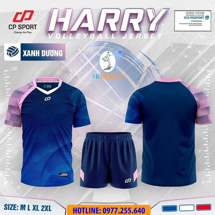 Bộ Bóng Chuyền Harry Màu Xanh Dương - Hình ảnh 4