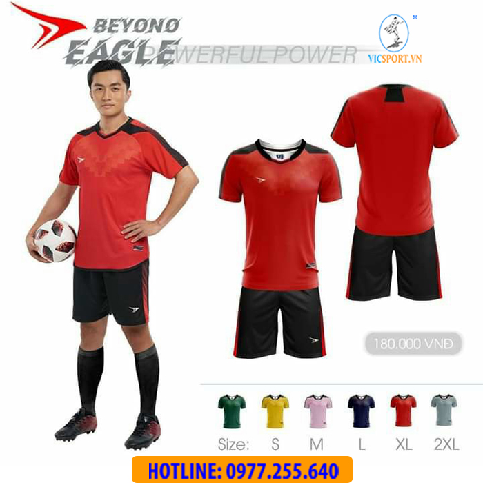 Áo Đá Banh Beyono Eagle Đỏ - Hình ảnh 3