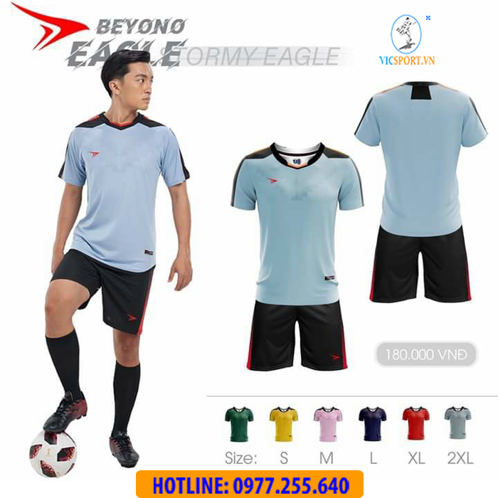 Áo Đá Banh Beyono Eagle Xám - Hình ảnh 3