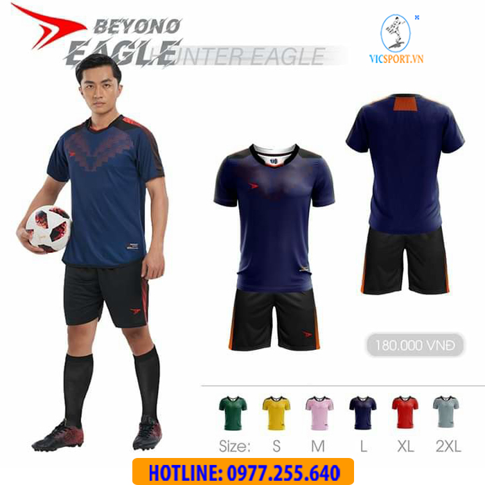 Áo Đá Banh Beyono Eagle Xanh Đen