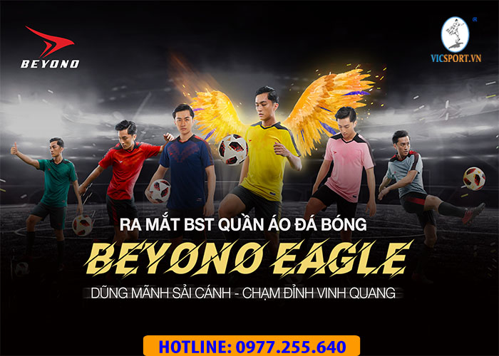 Áo Đá Banh Beyono Eagle Đỏ - Hình ảnh 2