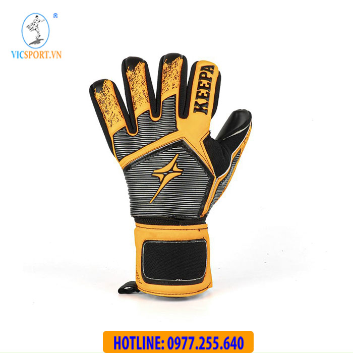 GĂNG TAY THỦ MÔN IWIN KEEPA PRO GK01 ĐEN CAM - Hình ảnh 3