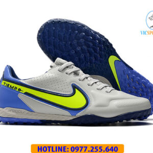 GIÀY CỔ THUN NIKE REACT TIEMPO LEGEND 9 PRO MÀU XÁM XANH