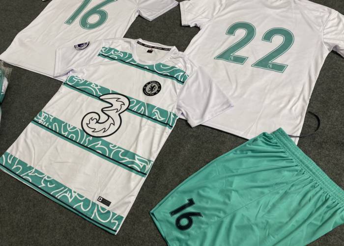 ÁO CHELSEA TRẮNG IN CHO KHÁCH - Hình ảnh 2