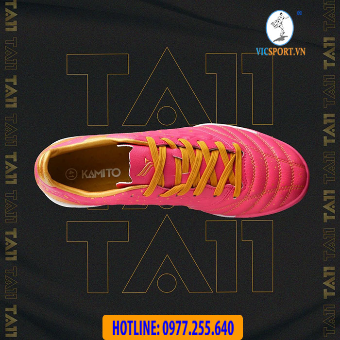 GIÀY ĐÁ BANH KAMITO TA11 TF MÀU HỒNG - Hình ảnh 7