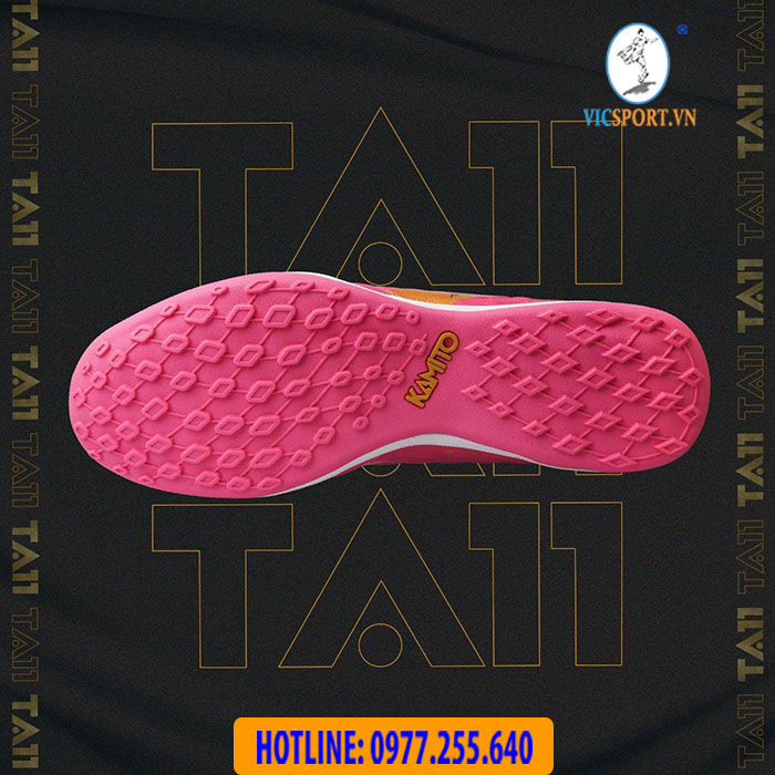 GIÀY ĐÁ BANH KAMITO TA11 TF MÀU HỒNG - Hình ảnh 4