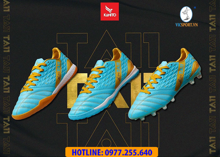 GIÀY ĐÁ BANH KAMITO TA11 TF XANH NGỌC - Hình ảnh 3