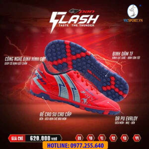 GIÀY PAN FLASH TF MÀU ĐỎ