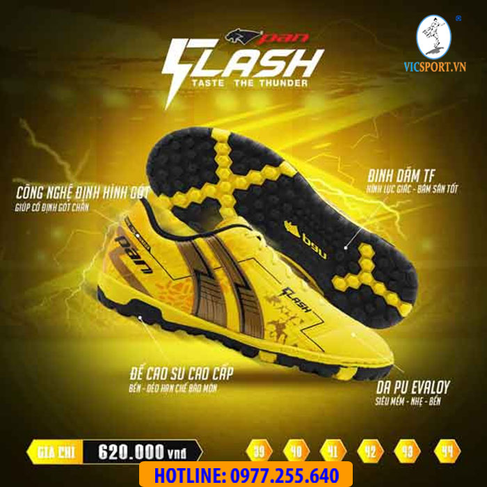 GIÀY PAN FLASH TF MÀU VÀNG