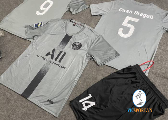 ÁO PSG XÁM IN CHO KHÁCH - Hình ảnh 4