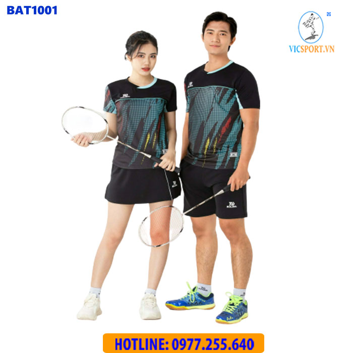 ÁO CẦU LÔNG NAM BULBAL BAT1001 XANH NGỌC - Hình ảnh 6