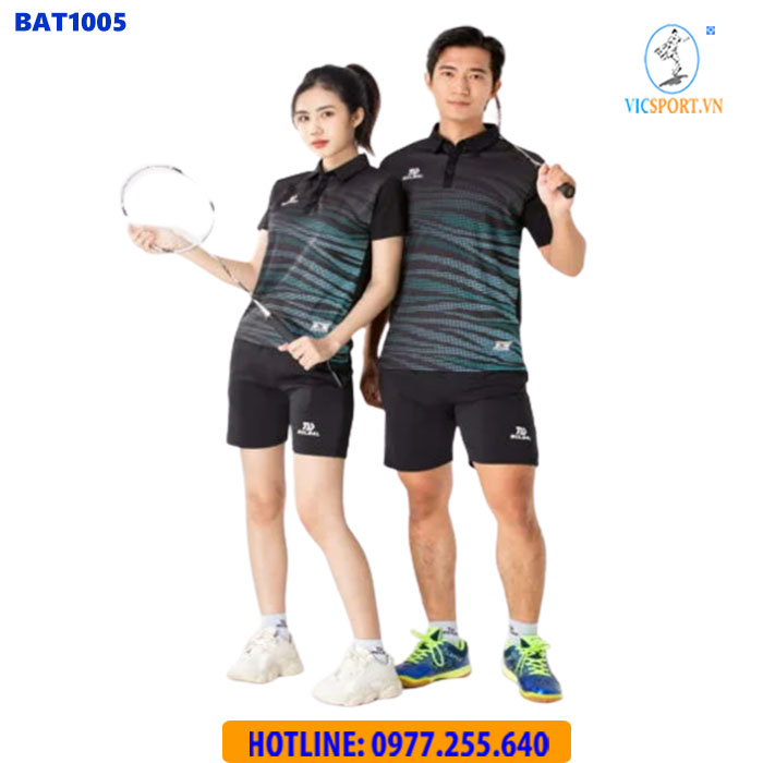 ÁO CẦU LÔNG NỮ BULBAL BAT1005 XANH NGỌC - Hình ảnh 7