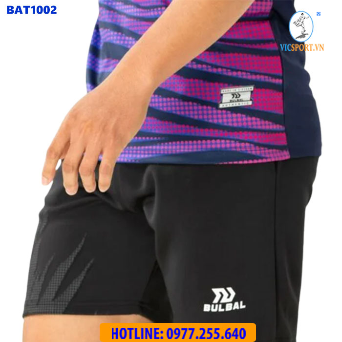 ÁO CẦU LÔNG NAM BULBAL BAT1002 HỒNG TÍM - Hình ảnh 5