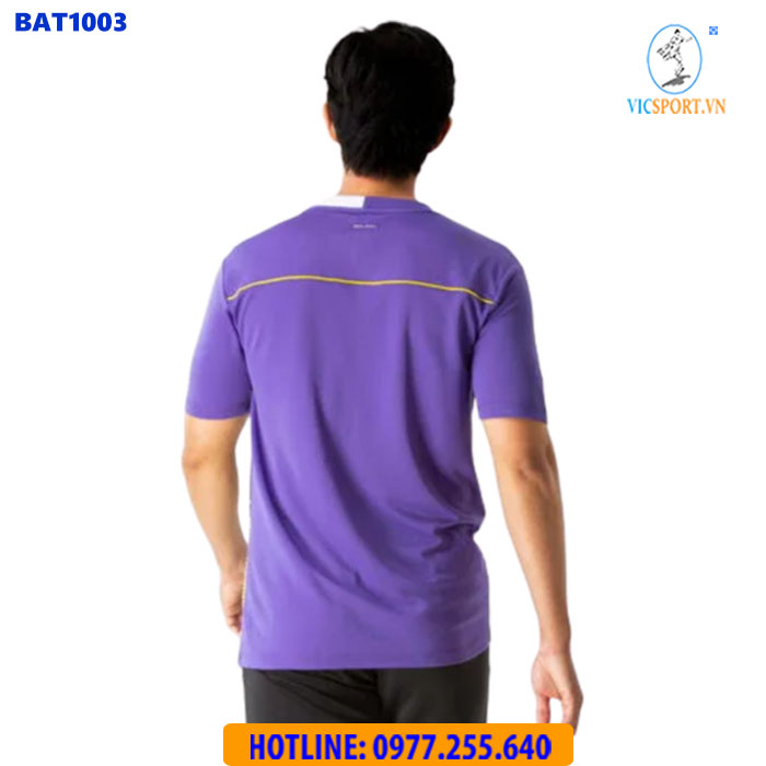 ÁO CẦU LÔNG NAM BULBAL BAT1003 TÍM VÀNG - Hình ảnh 2