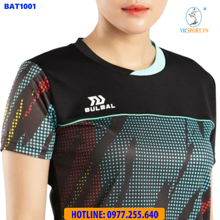 ÁO CẦU LÔNG NỮ BULBAL BAT1001 XANH NGỌC - Hình ảnh 3