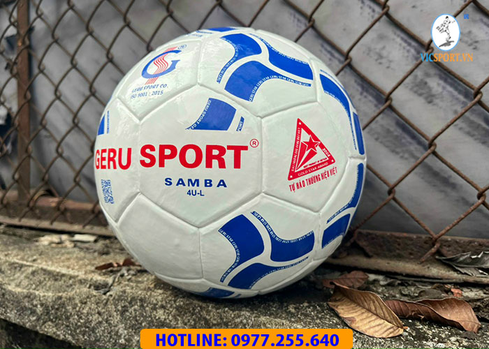 Quả bóng đá Geru Samba PU S4 dán màu trắng - Hình ảnh 6