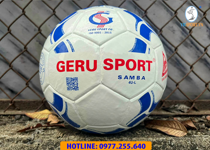 Quả bóng đá Geru Samba PU S4 dán màu trắng - Hình ảnh 3