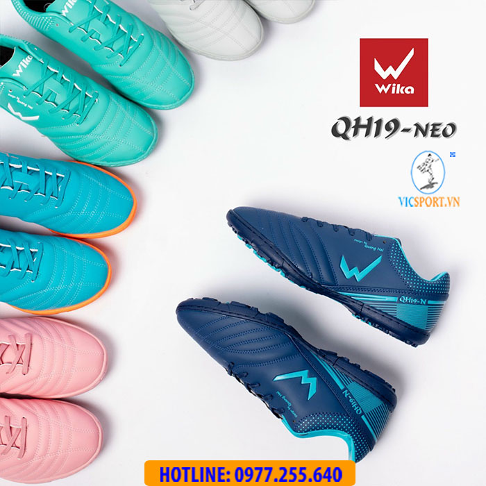GIÀY ĐÁ BANH WIKA QH19 NEO MÀU TÍM THAN - Hình ảnh 2