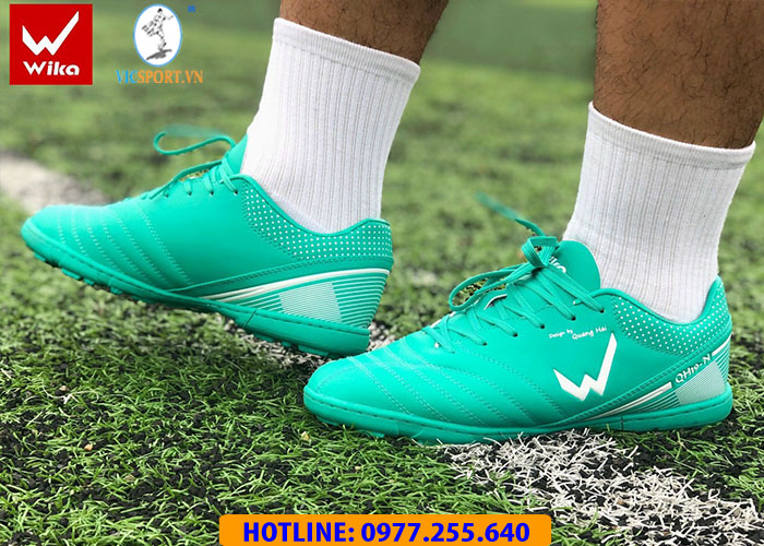 GIÀY ĐÁ BANH WIKA QH19 NEO MÀU XANH LAM - Hình ảnh 3