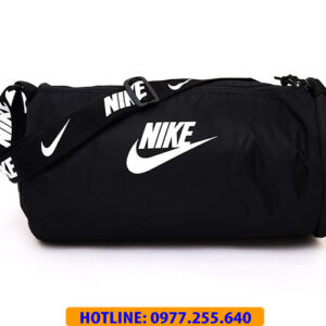 TÚI TRỐNG DÙ NIKE MÀU ĐEN LOGO TRẮNG