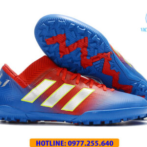 GIÀY ĐÁ BANH ADIDAS NEMEZIZ MESSI TF MÀU XANH ĐỎ