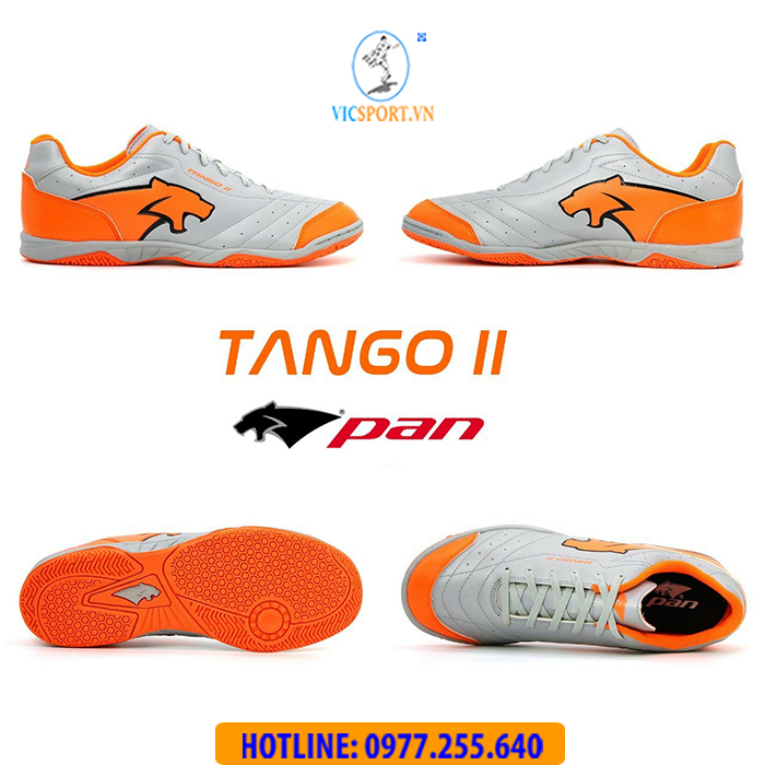 GIÀY PAN THÁI TANGO 2 IC MÀU TRẮNG CAM - Hình ảnh 2