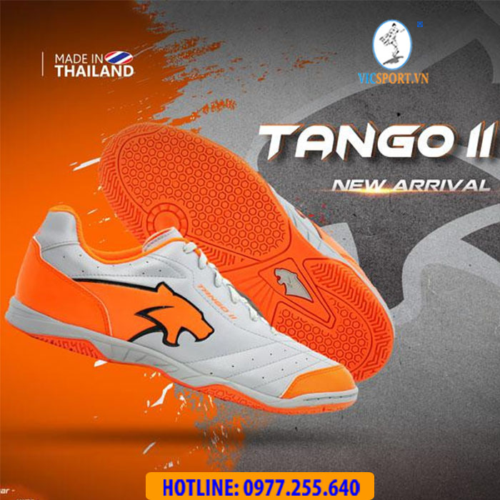 GIÀY PAN THÁI TANGO 2 IC MÀU TRẮNG CAM