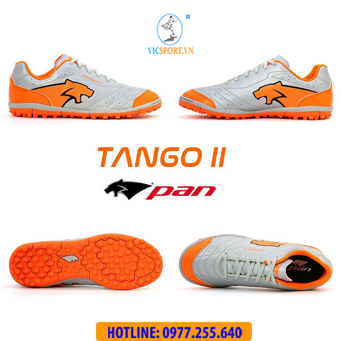 GIÀY PAN THÁI TANGO 2 TF MÀU TRẮNG CAM - Hình ảnh 2