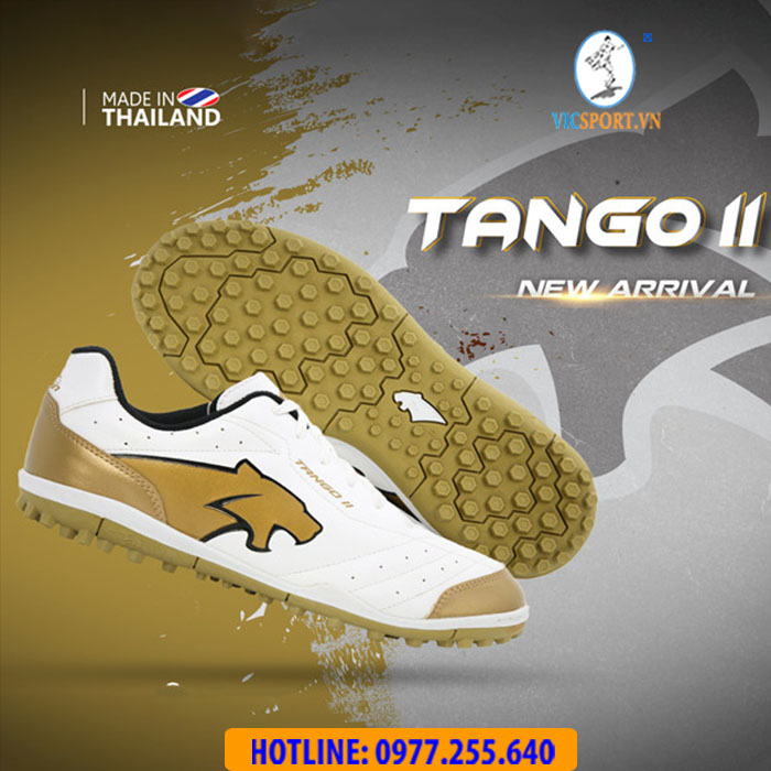 GIÀY PAN THÁI TANGO 2 TF MÀU TRẮNG ĐỒNG