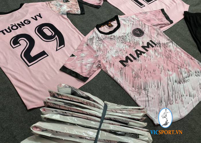 ÁO INTER MIAMI HỒNG IN CHO KHÁCH - Hình ảnh 3
