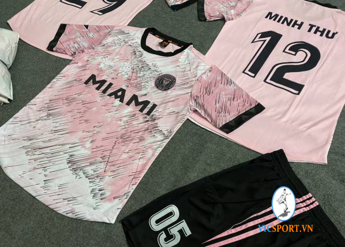 ÁO INTER MIAMI HỒNG IN CHO KHÁCH - Hình ảnh 2