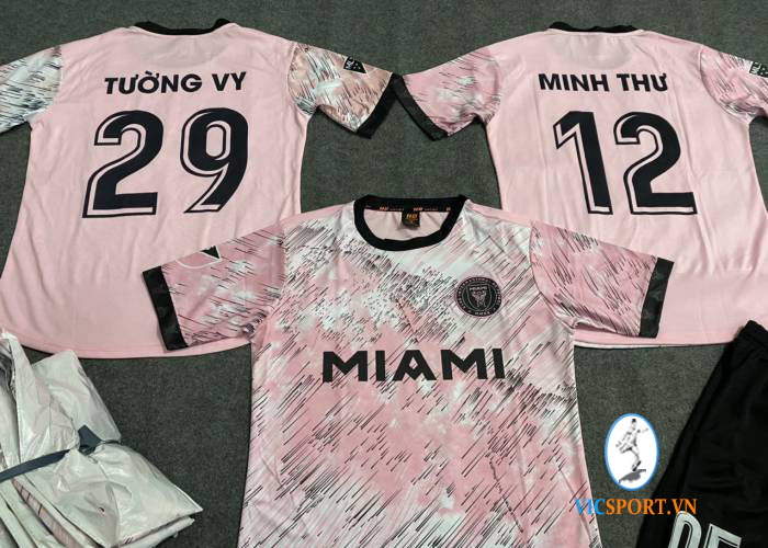 ÁO INTER MIAMI HỒNG IN CHO KHÁCH - Hình ảnh 6