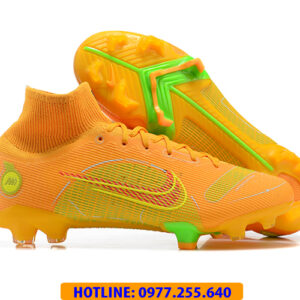 GIÀY ĐINH LỚN CỔ CAO NIKE MERCURIAL SUPERFLY 8 ELITE FG MÀU VÀNG