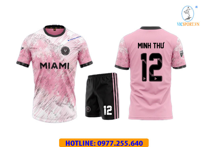 ÁO INTER MIAMI HỒNG IN CHO KHÁCH