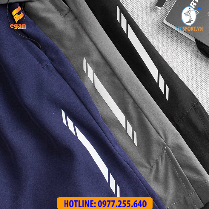 QUẦN SHORT EGAN 04 VẢI DÙ MÀU XANH - Hình ảnh 5