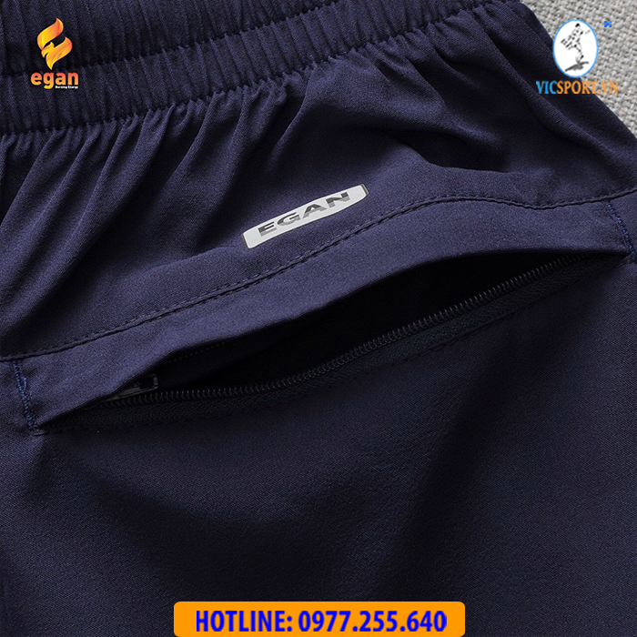 QUẦN SHORT EGAN 04 VẢI DÙ MÀU XANH - Hình ảnh 6